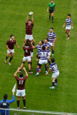 自由部門   早稲田×明治の熱戦/秩父宮ラグビー場	昭30卒	工藤 司朗