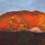 自由部門 朝日に染まる 大森昭啓